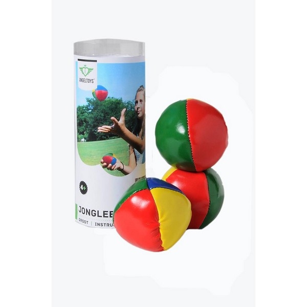 Jongleerballen set 3 in koker - groot, uitverkocht