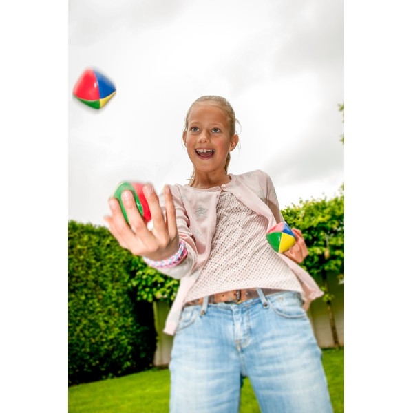 Jongleerballen set 3 in koker - groot, uitverkocht