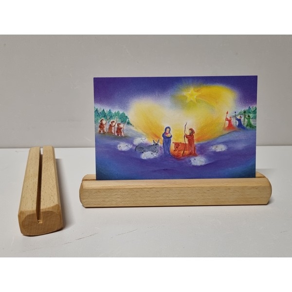 Kaarthouder beuken Breed - Lijnolie, eigen productie