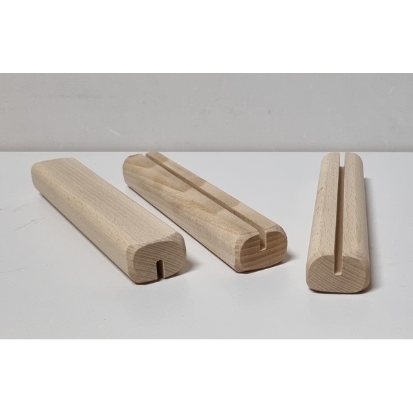 Kaarthouder beuken Breed afgerond - Onbehandeld, eigen productie