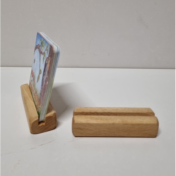 Kaarthouder beuken Maandkaartjes - Lijnolie, eigen productie