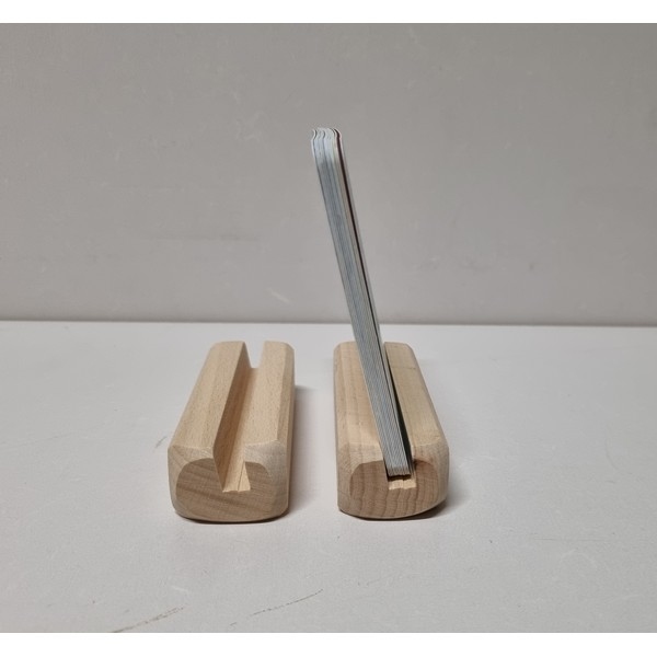 Kaarthouder beuken Maandkaartjes - Onbehandeld, eigen productie