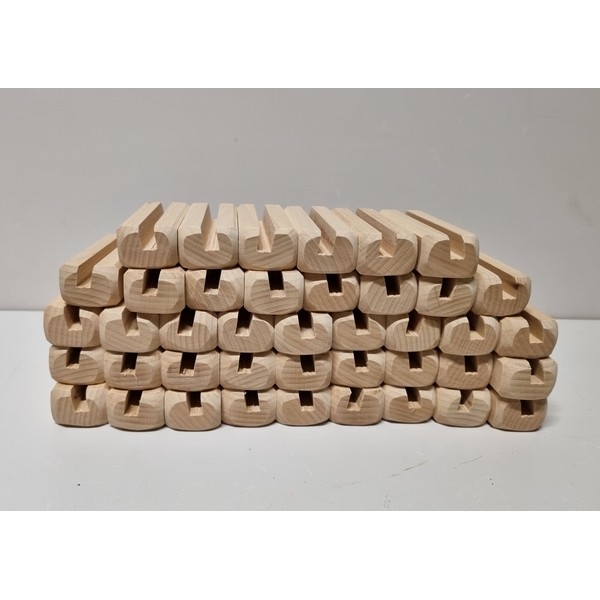 Kaarthouder beuken Maandkaartjes - Onbehandeld, eigen productie