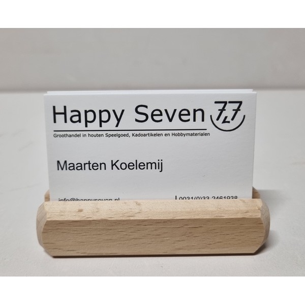 Kaarthouder beuken Maandkaartjes - Onbehandeld, eigen productie