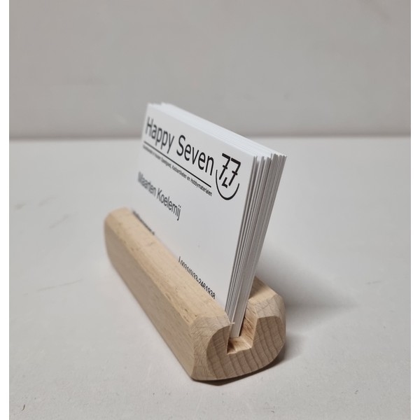 Kaarthouder beuken Maandkaartjes - Onbehandeld, eigen productie