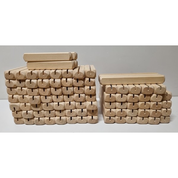 Kaarthouder beuken Smal - Onbehandeld, eigen productie