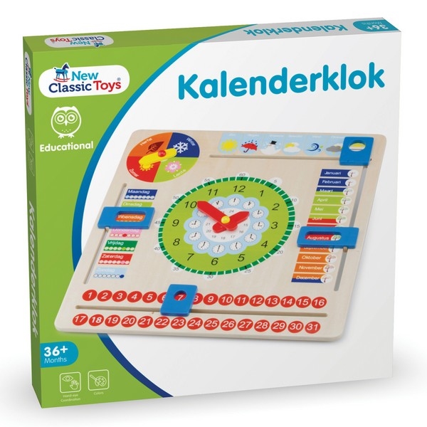 Kalenderklok NL, groot, nog 2x