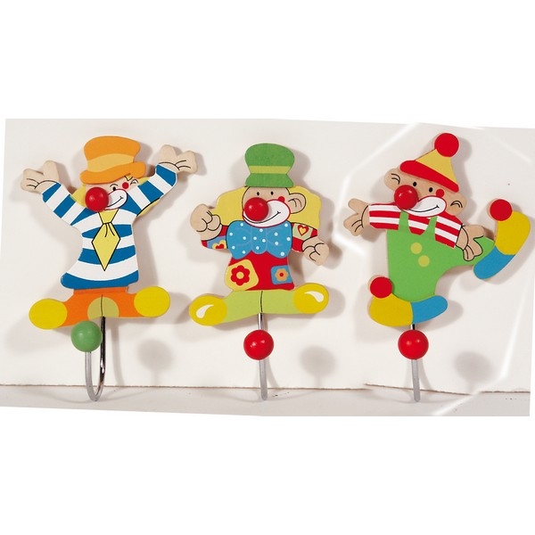 Kapstokhaakje Clown [6d/24DP]  nog 28 stuks !