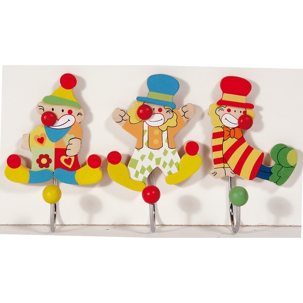 Kapstokhaakje Clown [6d/24DP]  nog 28 stuks !