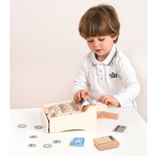 Kassa - Wit - 100% fsc - New Classic Toys