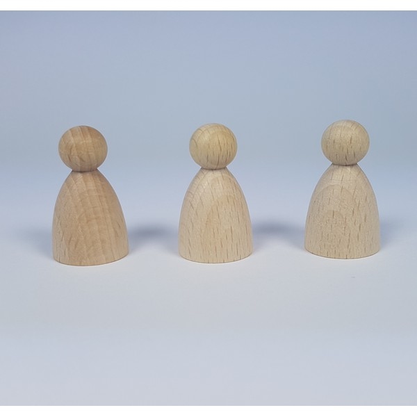 Kegelpoppetje - Bol 30x18 mm, uitverkocht