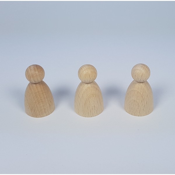 Kegelpoppetje - Bol 30x18 mm
