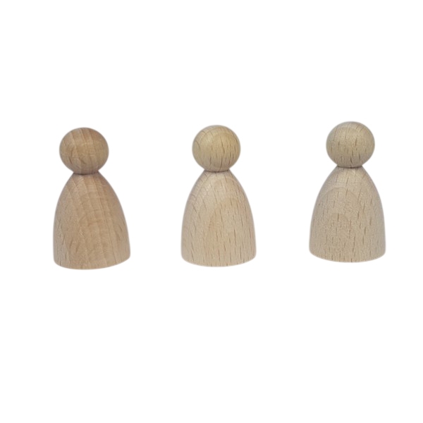 Kegelpoppetje - Bol 30x18 mm