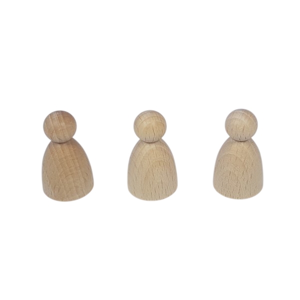 Kegelpoppetje - Bol 30x18 mm