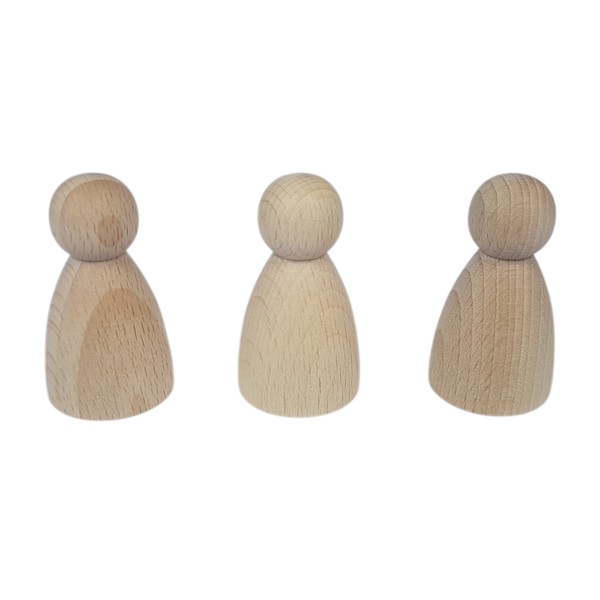 Kegelpoppetje - Bol 48x26 mm