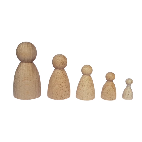 Kegelpoppetje - Bol 60x30 mm