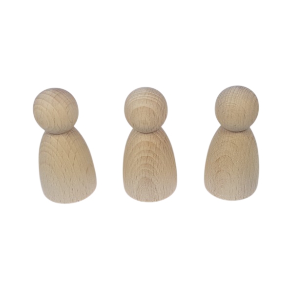 Kegelpoppetje - Bol 60x30 mm