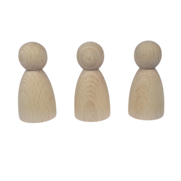 Kegelpoppetje - Bol 60x30 mm