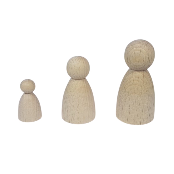 Kegelpoppetje - Bol 60x30 mm