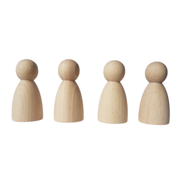 Kegelpoppetje - Bol 60x30 mm