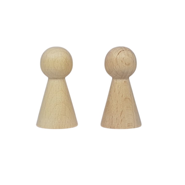 Kegelpoppetje - Breed 50x25 mm