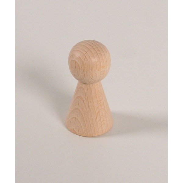 Kegelpoppetje - Breed 60x31 mm