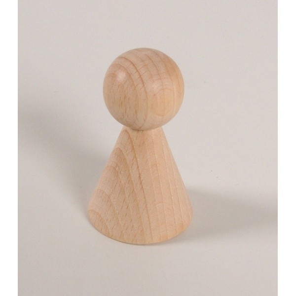 Kegelpoppetje - Breed 70x42 mm