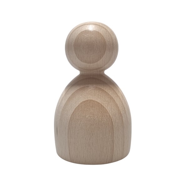 Kegelpoppetje - Dik/buik 80x48mm