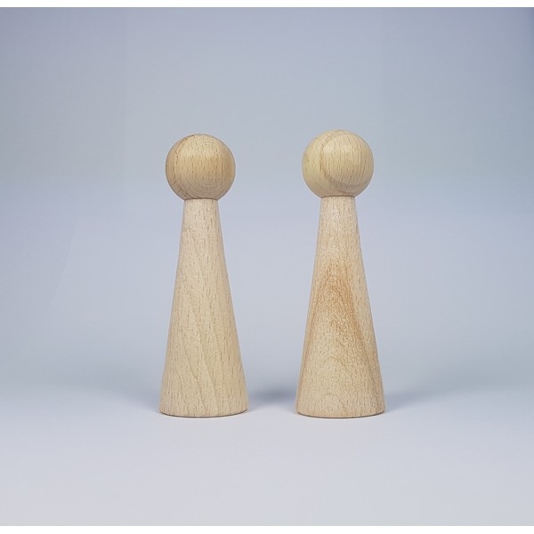 Kegelpoppetje - Lang 100x33 mm Sinterklaas !