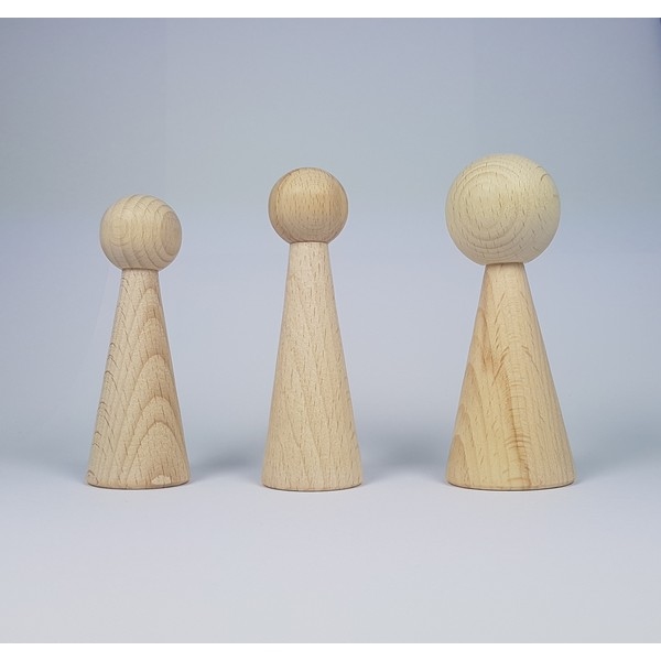Kegelpoppetje - Lang 100x43 mm