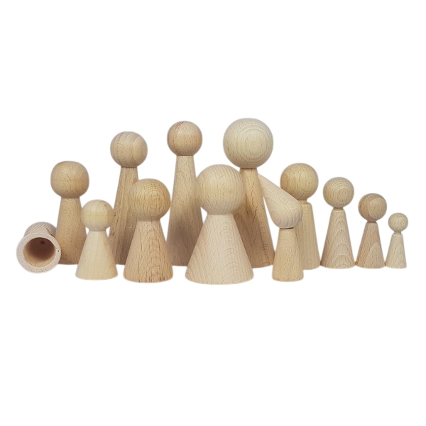 Kegelpoppetje - Lang 100x43 mm