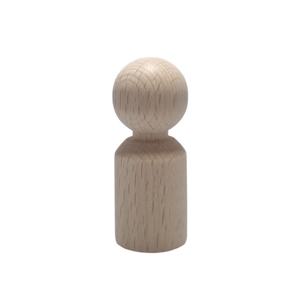 Kegelpoppetje - Recht met nekje 50x20 mm Kind