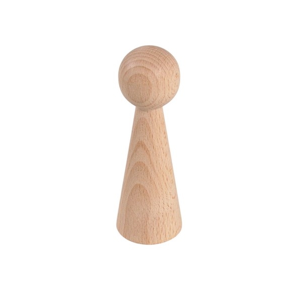 Kegelpoppetje - Taps Lang 90x30 mm met armsgat