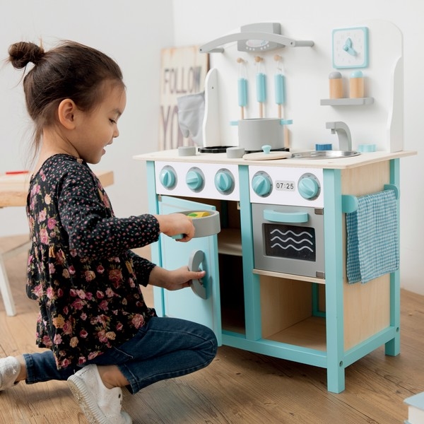 Keuken - Bon Appetit - DeLuxe - Blauw - New Classic Toys