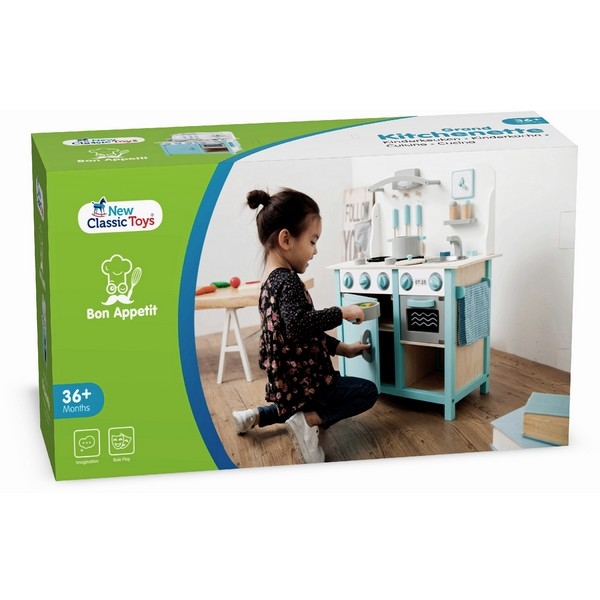 Keuken - Bon Appetit - DeLuxe - Blauw - New Classic Toys