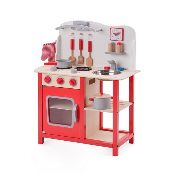 Keuken - Bon Appetit - Rood - New Classic Toys, nog 2x