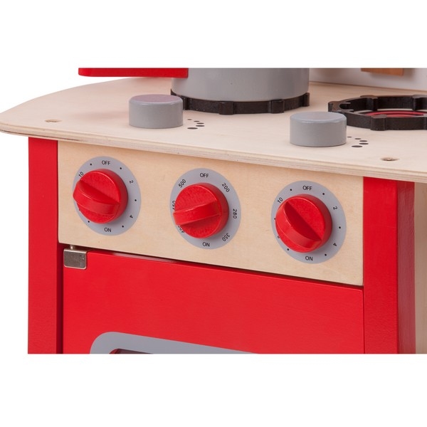Keuken - Bon Appetit - Rood - New Classic Toys, nog 2x