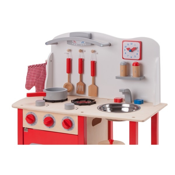 Keuken - Bon Appetit - Rood - New Classic Toys, nog 2x