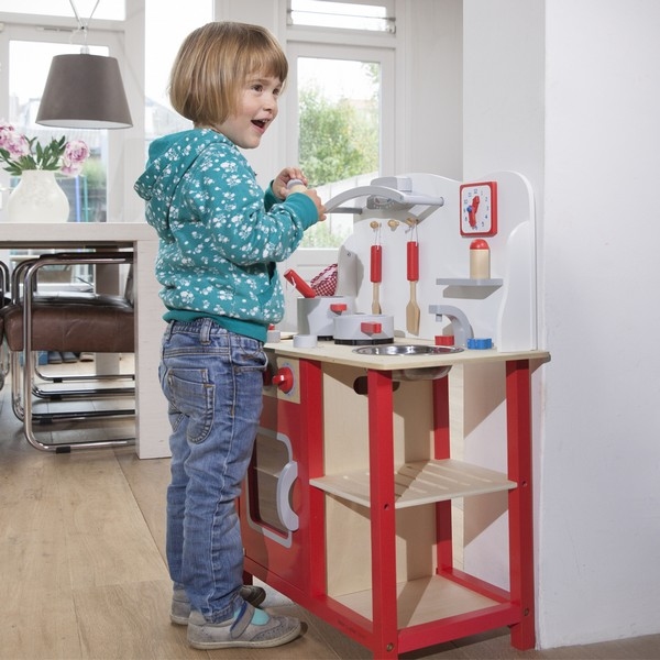 Keuken - Bon Appetit - Rood - New Classic Toys, nog 2x