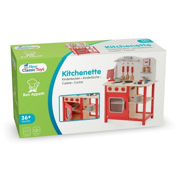 Keuken - Bon Appetit - Rood - New Classic Toys, nog 2x