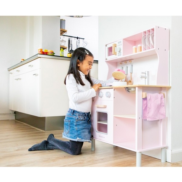 Keuken - Modern, elektrisch koken - Roze - New Classic Toys