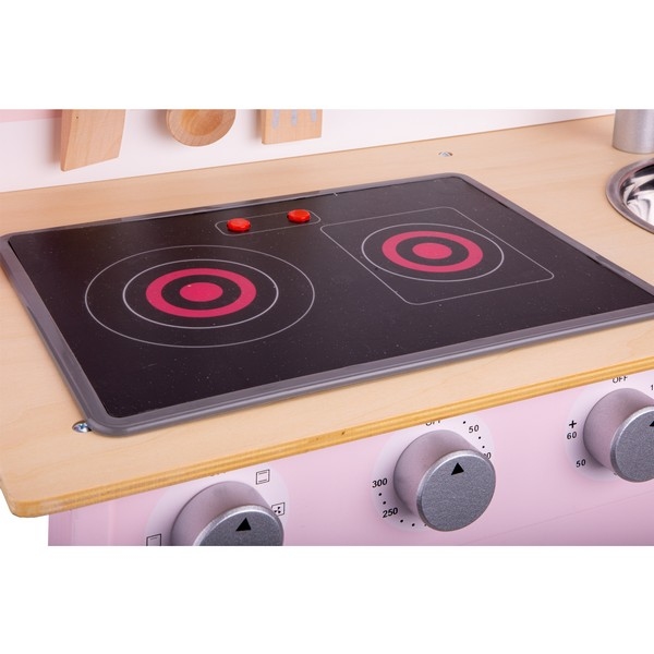 Keuken - Modern, elektrisch koken - Roze - New Classic Toys