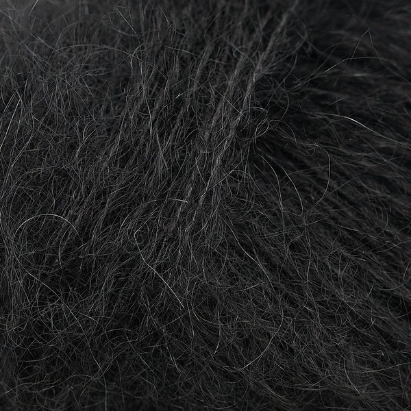 Kid Silk 25 gram / 225 mtr per bol - kleur 02 Zwart