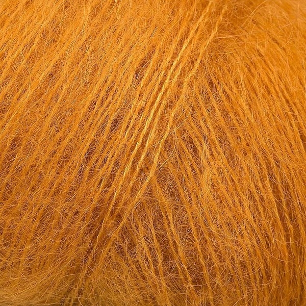 Kid Silk 25 gram / 225 mtr per bol - kleur 26 Donker Geel