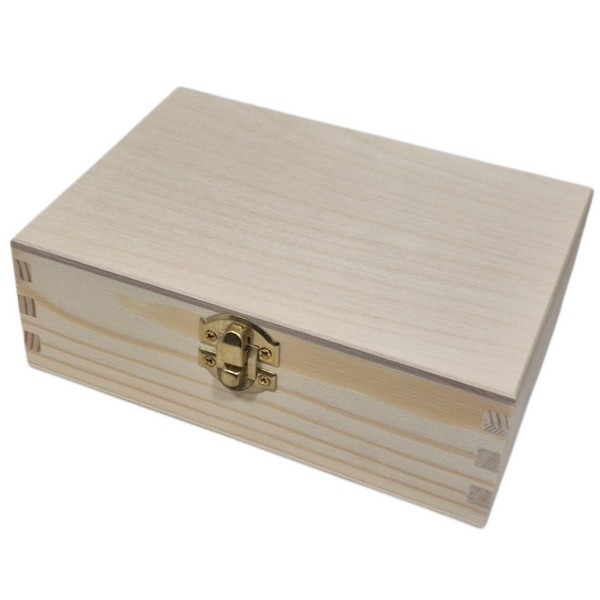 Kistje zonder vakverdeling Grenen (7960B) Nieuw