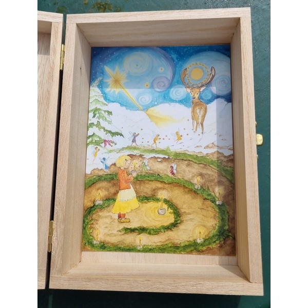 Kistje zonder vakverdeling Grenen (7960B) Nieuw