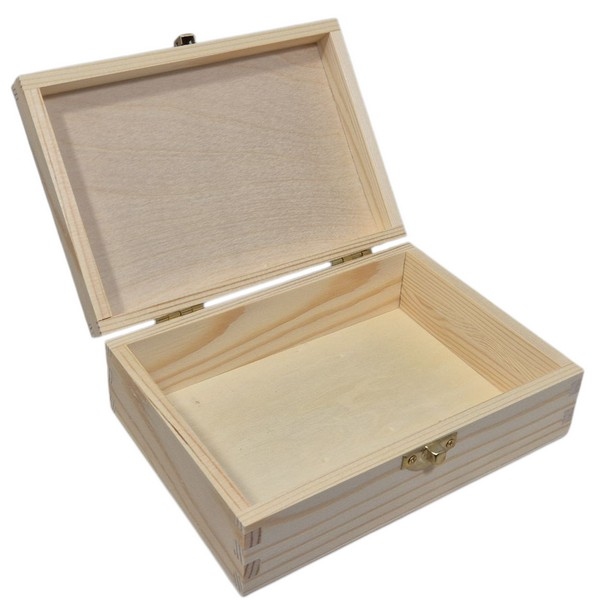 Kistje zonder vakverdeling Grenen (7960B) Nieuw