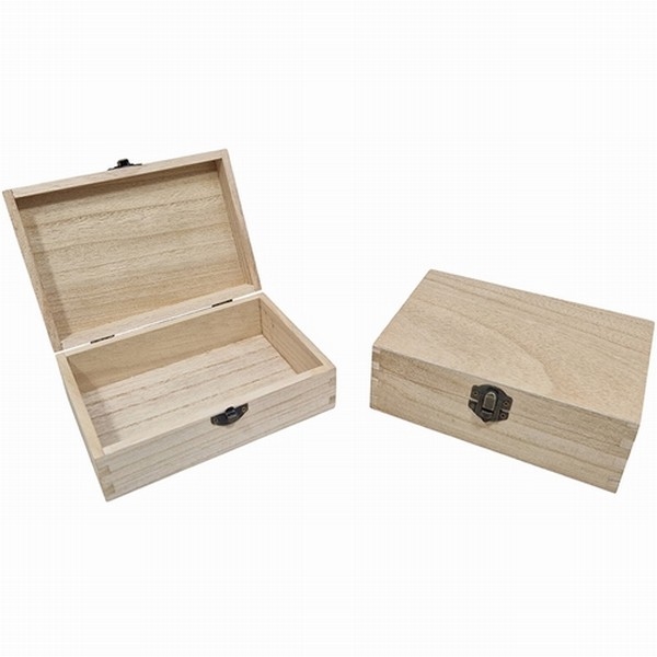 Kistje zonder vakverdeling Pauwlonia (7960A)