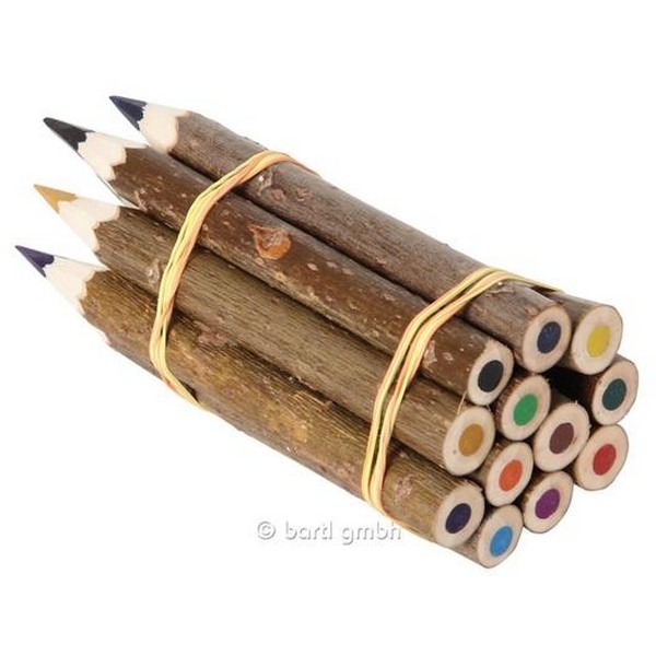 Kleurpotloden set 12 kleuren Boomstam, uitverkocht