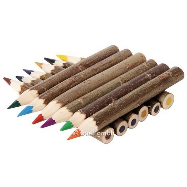 Kleurpotloden set 12 kleuren Boomstam, uitverkocht